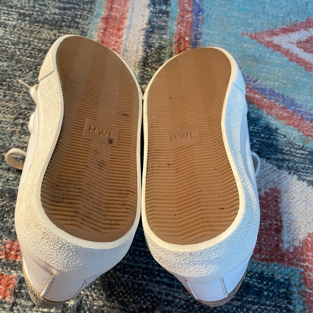Madewell Sidewalk Sneakers Leather /Suede Sz Women’s 7 M - Picture 9 of 12